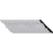 Ekena Millwork 4 3/4"H x 4 3/4"P x 6 3/4"F x 94 1/2"L Wakefield Crown Moulding MLD04X04X06WA - alternate 1